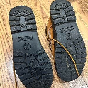 Timberland Brown Boots with Black Outsoles